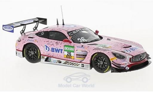 Diecast model cars Mercedes AMG GT GT3 3 No.26 BWT M&Atilde;&frac14;cke Motorsport BWT ADAC GT Masters 2017 S.Asch/L.Auer/S.M&Atilde;&frac14;cke 1/43 Minichamps