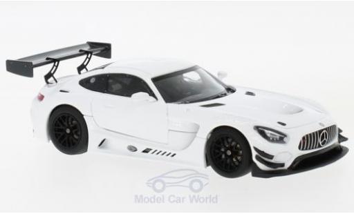 Diecast model cars Mercedes AMG GT GT3 3 white 2017 Plain Body Version 1/43 Minichamps