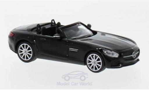 Diecast model cars Mercedes AMG GT GT S Convertible black 2017 1/87 Minichamps