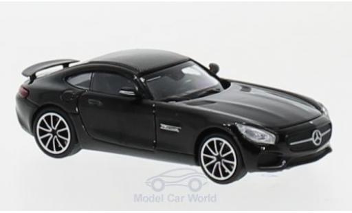 Diecast model cars Mercedes AMG GT GT S black 2015 1/87 Minichamps
