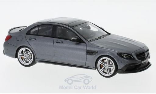 Diecast model cars Mercedes C AMG Brabus 600 matt-grey 2015 Basis C 63 S 1/43 Minichamps
