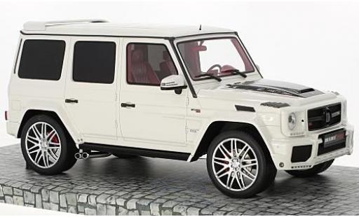 Diecast model cars Mercedes B G-Class Brabus 850 6.0 Widestar white 2016 Basis G63 AMG 1/18 Minichamps