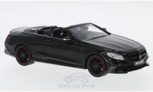 Diecast model cars Mercedes B S-Class Brabus 850 black 2016 Basis AMG S 63 Convertible 1/43 Minichamps