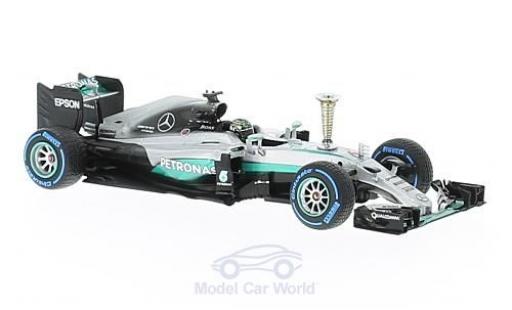 Diecast model cars Mercedes F1 2016 W07 Hybrid No.6 AMG Petronas Team Petronas formula 1 with Pokal N.Rosberg 1/43 Minichamps