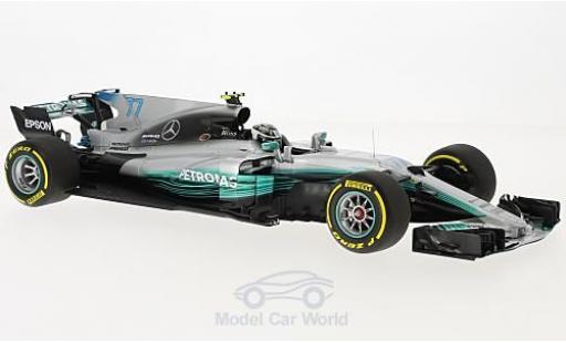 Diecast model cars Mercedes F1 2017 W08 EQ Power+ No.77 AMG Petronas Motorsport Petronas formula 1 GP Spanien V.Bottas 1/43 Minichamps