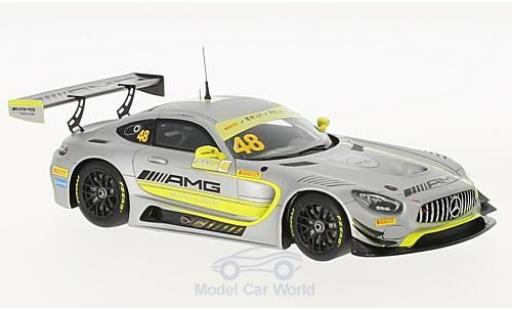 Diecast model cars Mercedes AMG GT GT3 No.48 -AMG Team Driving Academy Fia GT World Cup Macau GT Cup 2017 E.Mortara 1/43 Minichamps