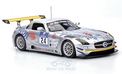 Diecast model cars Mercedes SLS GT3 AMG No.24 Race & Event 24h N&Atilde;&frac14;rburgring 2011 Tiger/Geulen/Schmersal/Frers 1/43 Minichamps