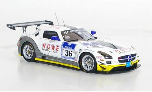 Diecast model cars Mercedes SLS GT3 AMG No.36 Rowe Racing 24h N&Atilde;&frac14;rburgring 2011 1/43 Minichamps