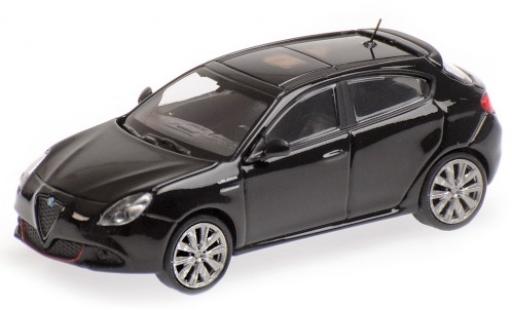 Diecast model cars Alfa Romeo Giulietta veloce black 2017 1/87 Minichamps