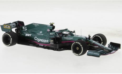 Diecast model cars Aston Martin AMR21 f1 1 No.5 Cognizant Team Cognizant formule 1 GP Monaco 2021 1/43 Minichamps