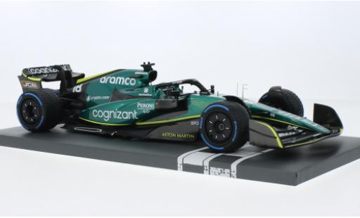 Diecast model cars Aston Martin AMR22 f1 2 No.18 Aramco Cognizant Team Cognizant formule 1 GP Bahrain 2022 1/18 Minichamps