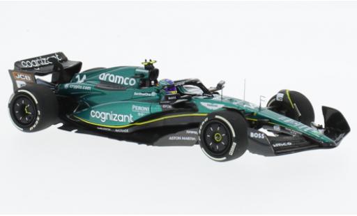 Diecast model cars Aston Martin AMR23 f1 3 No.14 Aramco Cognizant Team Cognizant formule 1 2023 1/43 Minichamps