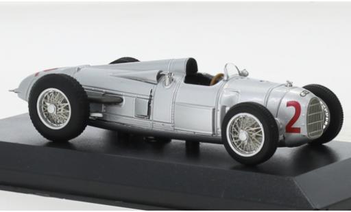 Diecast model cars Auto Union Typ A course Long Tail No.2 ADAC du Eifel 1934 1/43 Minichamps