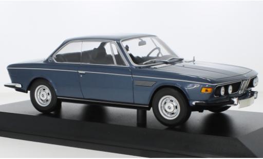 Diecast model cars Bmw 2800 CS metallise blue 1968 1/18 Minichamps