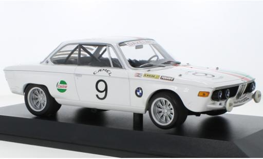 Diecast model cars Bmw 2800 CS No.9 Castrol 24h Spa 1971 1/18 Minichamps