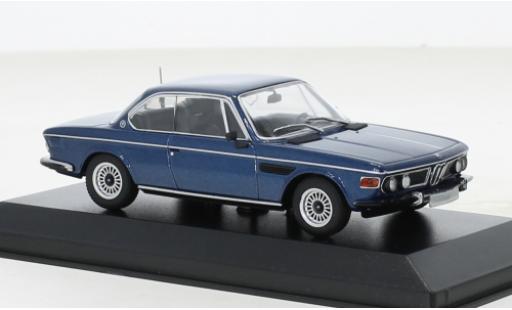 Diecast model cars Bmw 3.0 CS metallise blue 1968 1/43 Minichamps