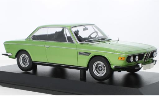 Diecast model cars Bmw 3.0 CSi metallise green 1971 1/18 Minichamps