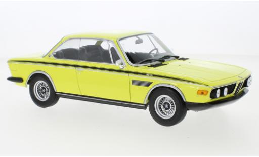 Diecast model cars Bmw 3.0 CSL (E9) yellow 1971 1/18 Minichamps