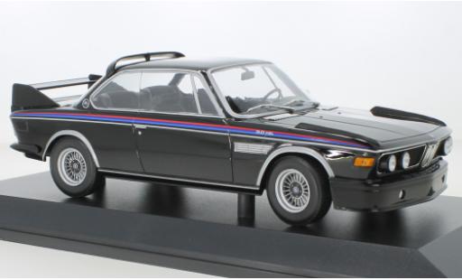 Diecast model cars Bmw 3.0 CSL black 1973 1/18 Minichamps