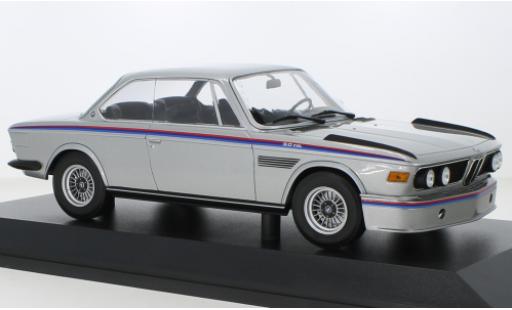 Diecast model cars Bmw 3.0 CSL grey/Dekor 1973 1/18 Minichamps