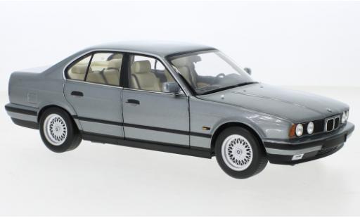 Diecast model cars Bmw 535 berline i (E34) metallise grey 1988 1/18 Minichamps
