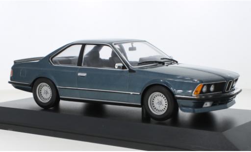Diecast model cars Bmw 635 CSi metallise turquoise 1982 1/18 Minichamps