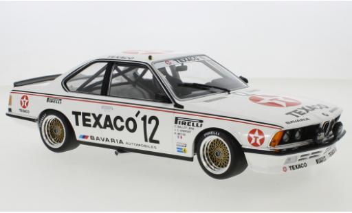Diecast model cars Bmw 635 CSi No.12 Bavaria Automobiles Texaco 24h Spa 1985 1/18 Minichamps