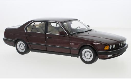 Diecast model cars Bmw 730 E32 i () metallise red fonc&Atilde;&copy; 1986 1/18 Minichamps