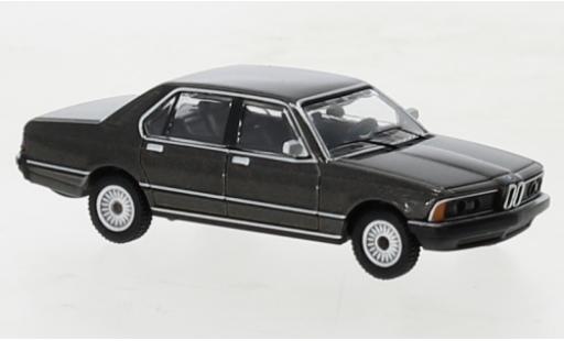 Diecast model cars Bmw 733 berline i (E23) metallise grey 1977 1/87 Minichamps