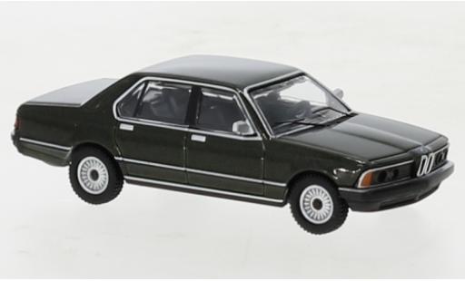 Diecast model cars Bmw 733 berline i (E23) metallise green 1977 1/87 Minichamps