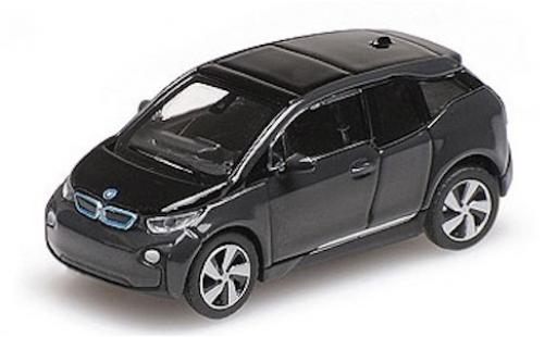 Diecast model cars Bmw i3 hatchback grey 2014 1/87 Minichamps