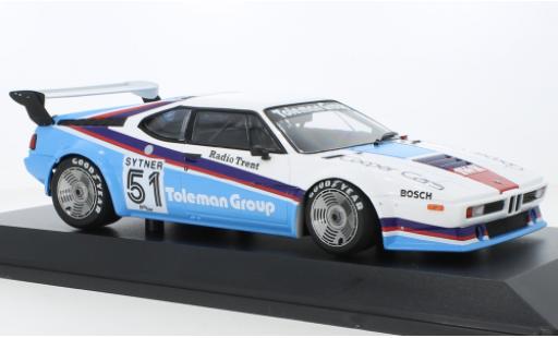 Diecast model cars Bmw M1 1979 No.51 Toleman Group Motorsport 1/18 Minichamps