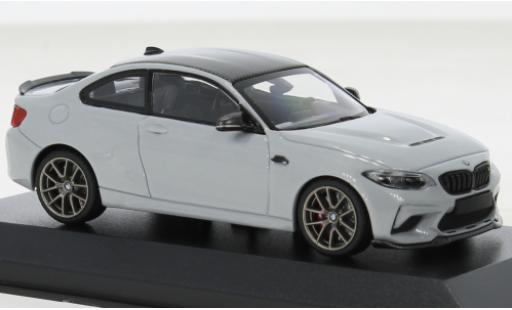 Diecast model cars Bmw M2 CS grey 2020 1/43 Minichamps