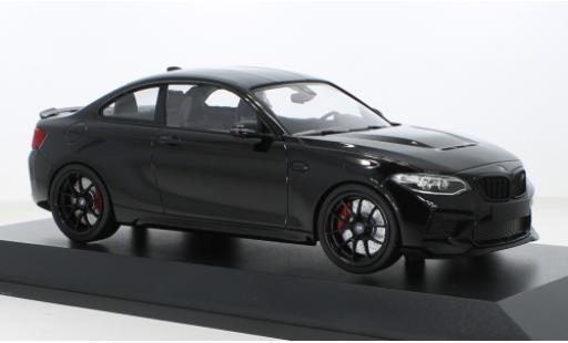 Diecast model cars Bmw M2 CS metallise black 2020 1/18 Minichamps