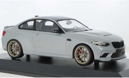 Diecast model cars Bmw M2 CS grey 2020 1/18 Minichamps
