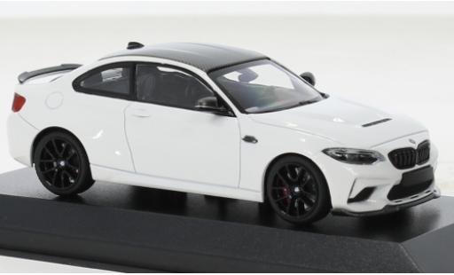 Diecast model cars Bmw M2 CS white 2020 1/18 Minichamps