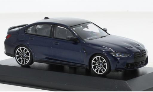 Diecast model cars Bmw M3 Competition (G80) metallise blue 2020 1/43 Minichamps