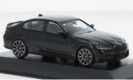 Diecast model cars Bmw M3 Competition (G80) black 2020 1/43 Minichamps