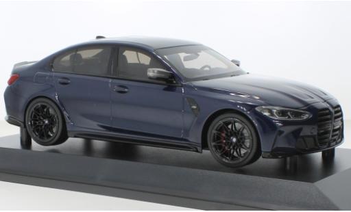 Diecast model cars Bmw M3 berline (G80) metallise blue fonc&Atilde;&copy; 2020 1/18 Minichamps