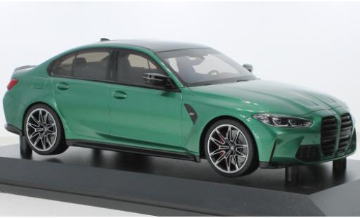 Diecast model cars Bmw M3 berline green 2020 1/18 Minichamps
