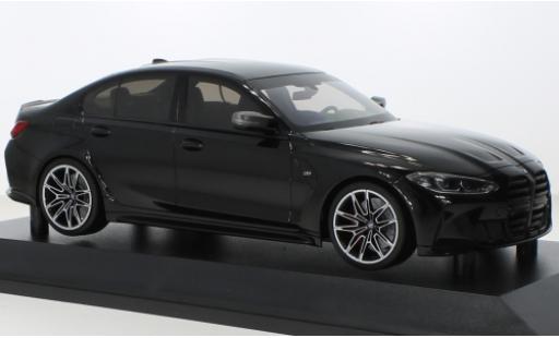 Diecast model cars Bmw M3 berline black 2020 1/18 Minichamps