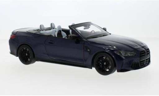 Diecast model cars Bmw M4 Cabriolet metallise blue fonc&Atilde;&copy; 2020 1/18 Minichamps