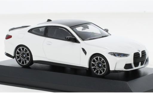 Diecast model cars Bmw M4 Competition (G82) white 2020 1/43 Minichamps