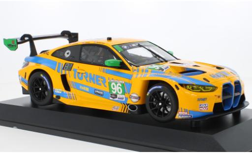 Diecast model cars Bmw M4 gt3 GTD No.96 Turner Motorsport IMSA 2022 1/18 Minichamps