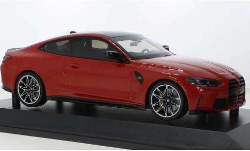 Diecast model cars Bmw M4 coupe red 2020 1/18 Minichamps