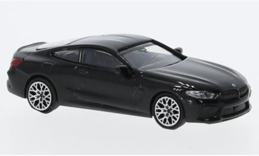 Diecast model cars Bmw M8 Coupe Competition (F92) metallise black 2019 1/87 Minichamps