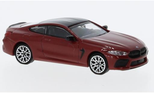Diecast model cars Bmw M8 Coupe Competition (F92) metallise red 2019 1/87 Minichamps