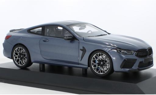 Diecast model cars Bmw M8 Coupe Competition metallise blue 2020 1/18 Minichamps