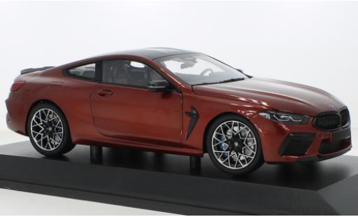 Diecast model cars Bmw M8 Coupe Competition metallise red 2020 1/18 Minichamps