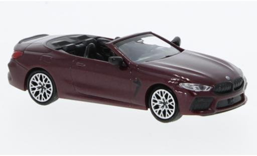 Diecast model cars Bmw M8 Cabriolet Competiton (G14) metallise red fonc&Atilde;&copy; 2019 1/87 Minichamps